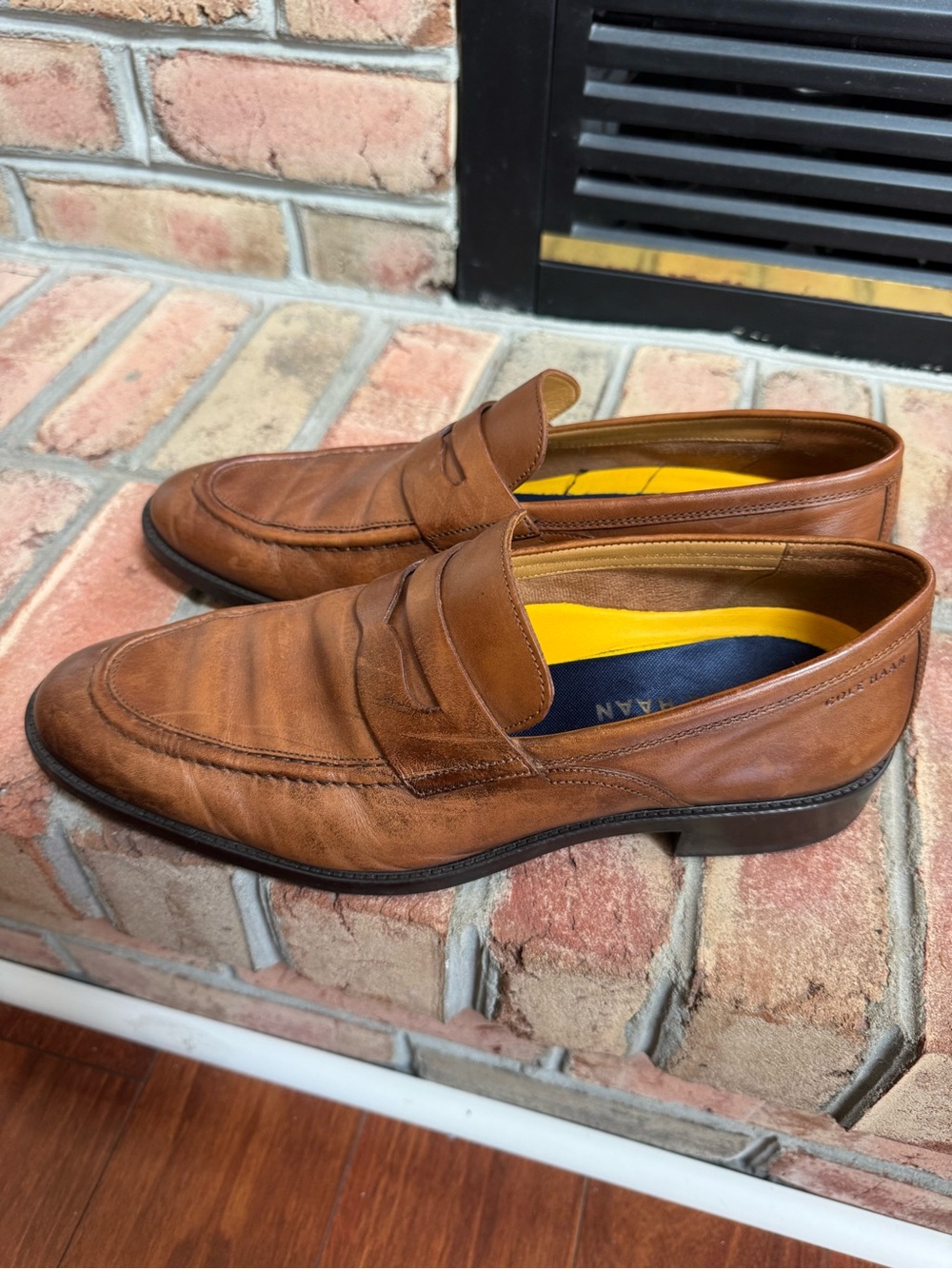 Cole Haan Hawthorne Penny Loafers Men’s 10.5M Brown Leather C33224